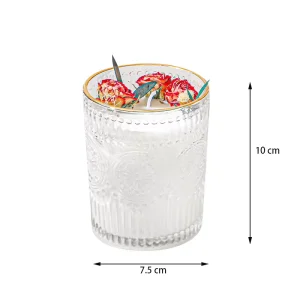 Large Handmade Custom Soy Wax Aromatherapy Scented Candles Luxury Glass Jars Modern Design Valentine’s Day Gift