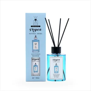 Latest Design Serene Peaceful Reed Diffuser Gift Set Citrus Lemon Luxury Home Fragrance