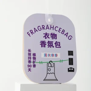 Lavender Aromatherapy Hanging Scent Bags OEM Private Label Home Wardrobe Fragrance Sachet Tablets Aromatherapy Sheet