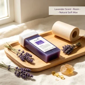 Lavender Creme 100g Roll on Cartridge Depilatory Soft Wax Hair Removal Sensitive Skin Beauty Salon Home Use Face Body