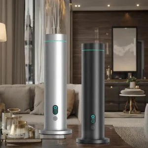 Leak-Proof Button Fragrance Waterless Air Freshener Smart Essential Oil Tower Aroma Diffuser for Hotel and Spa