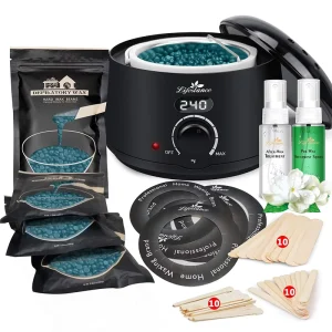 Lifestance Home Use Hair Removal Wax Heater Black Hard Wax Bean Paraffin Wax Bead Manufacturing Machine Heating Face Body JP