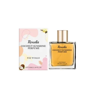 Light Vanilla Coconut Portable Perfume Fresh Light Elegant Long Lasting Charming Fragrance for Ladies