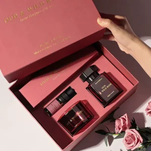 Limited Edition Wild Rose Perfume Home Perfume Gift Kit Fire Free Crystal Aroma Essential Oil Reed Diffuser for Gift Set