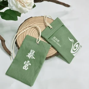 Linen Canvas Flap-top Fabric Pouch Household Scented Hanging Ornament Wardrobe Fragrance Bedroom Long-lasting Scent Empty Sachet