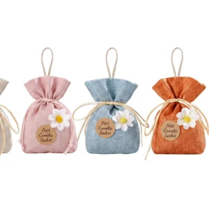 Linen Drawstring Fragrance Sachet Natural Plant Extract Long Lasting Scent Wardrobe Car Shoe Cabinet Luggage Air Freshener