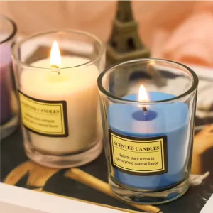 Long Burn Time Soy Wax Candle in Glass Jar for Housewarming, Birthdays, and Weddings