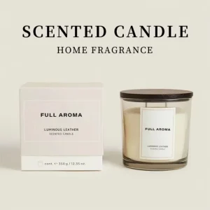 Long Burning Natural Soy Wax Candle Essential Oil Fragrance Candle Luxury Home Scent for Hotel Bathroom and Wedding Candle Gift