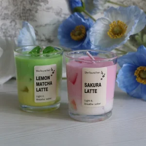Long Burning Time Soy Wax Modern Design Aromatherapy Candle Environmental Protection Candle