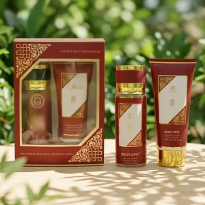 Long-Lasting Floral and Fruity Scent Custom Logo Women Luxury Style Fragrance 2 Pieces Gift Box Set