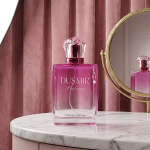 Long Lasting Ladies Fragrance Spray 100ml Clear Square Glass Bottle Diamond Crystal Cap Romantic Floral Women Perfume