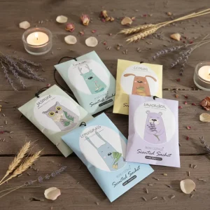 Long Lasting Multifunctional Handmade Dried Flower Home Fragrance Sachets Hanging Air Freshener Customizable Scents Logo 60 90