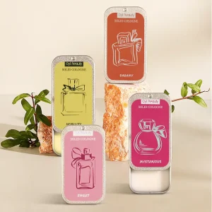 Long Lasting Portable Solid Perfume Balm Body Custom Fragrance OEM ODM Natural Handmade Container Solid Cologne Balm Perfume