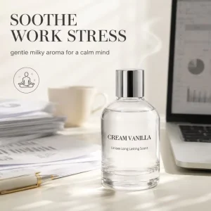Long Lasting Scent Creamy Milk Vanilla Gentle Calming Fragrance Daily Wear Cream Vanilla Women Perfume