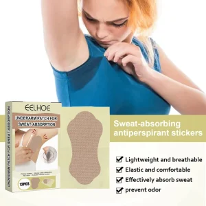 Long lasting Light Sweat Moisture Absorbing Breathable Skin Friendly Underarm Comfort Patch