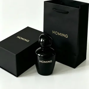 Low Moq Crimp Round Perfume Empty Bottle 100ml Cylinder Glass Perfume Bottle with Hot Stamping