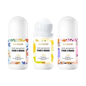 Low Moq Fragrance Body Deodorant Aluminum Refreshing Whitening Anti Perspirant Deodorant Roll On