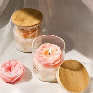 Low Price Handmade Custom Velas Soy Wax Scented Candles Luxury Glass Candle Jars Candles Home Fragrance Valentine’s Day Gift