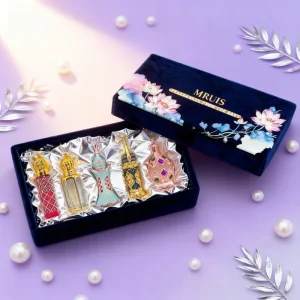 Luxury 5 Piece Ladies Perfume Gift Set Long Lasting Mini Spa Arabic Fragrance for Women Original Gift