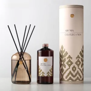 Luxury 500ml Glass Reed Diffuser for Hotel Home Aromatherapy Essential Oil Fragrance Diffusers a Gift of Fresh Scents