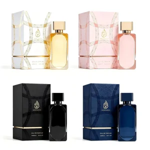Luxury Arabian Perfume 100ml for Men Women Long Lasting Dubai Style 4 Scents Black Pink Gold Blue Options Fragrance