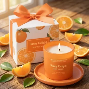 Luxury Beeswax Handmade Modern Fruity Scented Candles for Home Decoration and Gifts