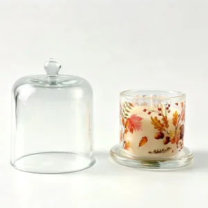Luxury Bell Jar Cloche Glass Scented Candle Hand Poured Aroma Candle Home Decor & Bulk Gift