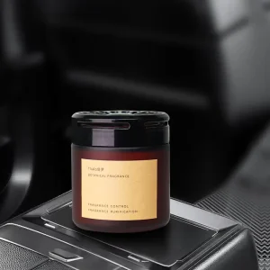 Luxury Black Solid Fragrance 100g Deodorant and Odor Removing Freshener Gel Fragrance Retaining Car Air Freshener