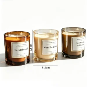 Luxury Box Scented Candle Gift Set Natural Soy Wax Home Fragrance Aromatherapy Jar Candles for Birthday Wedding Holiday Gift