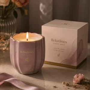 Luxury Ceramic Scented Candles Soy Wax Private Label Custom Logo Nordic Aromatherapy Candle for Home Decor Gift