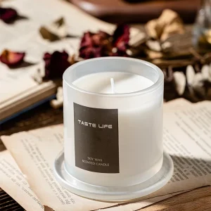 Luxury Cloche Glass Dome Scented Candle Smokeless Soy Wax Home Decor Gift Candle