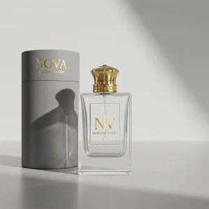 Luxury Crown Cap Square Perfume Bottles Leakproof OEM ODM Empty Perfume Custom Glass Perfume Bottle
