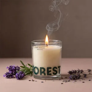 Luxury Custom Aromatherapy Scented Glass Candle Jars Soy Wax Scented Candles Gift Set