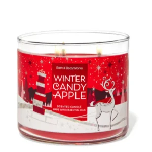 Luxury Custom Christmas Candles Private Label Scented Print Glass Jar Soy Wax 3 Wicks Scented Candle