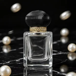 Luxury Custom Clear Glass Fragrance Spray Bottles 30ml 50ml 100ml Empty 100pcs Pump Sprayer for Cosmetic Use