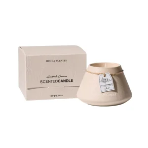 Luxury Custom Handmade Private Label Ceramic Jar Scented Soy Wax Candles for Home Decoration Holiday Bars