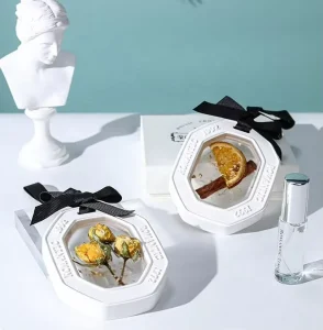 Luxury Custom Home and Car Air Fresher Aroma Gypsum Stone Dried Flower Scented Wax Tablet