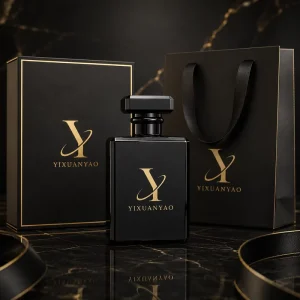 Luxury Customized Empty Black Glass Perfume Bottles 20ml 30ml 50ml 100ml With Spray