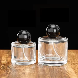 Luxury Empty Glass Cosmetic Bottles 30ml 50ml 100ml Pump Sprayer Serum Lotion Cream Beauty Packaging Matte Screen Printing