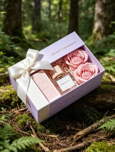 Luxury Fruity Perfume Gift Set for Women Mini Travel Size Long Lasting Fragrance Spray Elegant Rose Bow Box Portable OEM