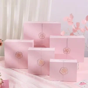 Luxury Gate style Rigid Cardboard Gift Box for Perfume and Cosmetics Set Packaging with Magnetic Closure and Custom logo