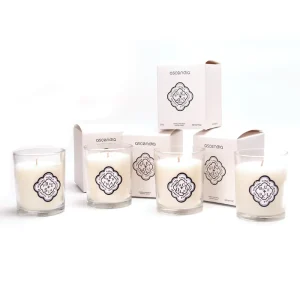 Luxury Glass Candle Jar Christmas Wedding Scented Candle Container Home Fragrance Gift Candle Decorative Ready Private Label
