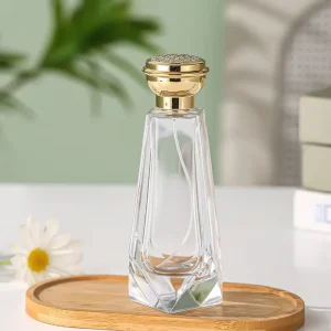 Luxury Glass Perfume Irregular Cosmetic Bottle Perfume Spray 100ml 100pcs Carton Packing