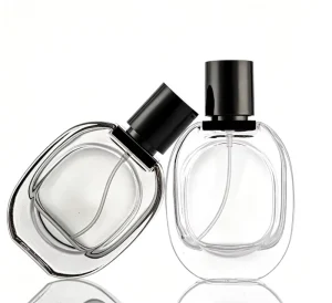 Luxury Glass Perfume Spray Bottle 30ml 50ml 100ml Leak Proof Pump Sprayer Fine Mist Screen Printing Custom Logo Reed