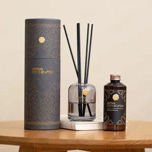 Luxury Glass Reed Diffuser BPA Free Fragrance Oil Ornament Large Capacity 200ml Long Lasting Air Freshener Home Decoration