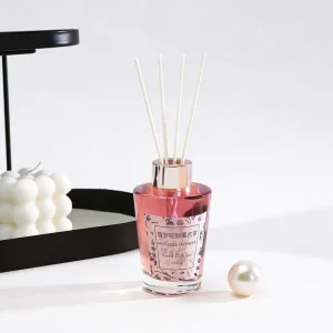 Luxury Glass Reed Diffuser Set Home Fragrance Eco friendly 100ml GLASS REED DIFFUSER