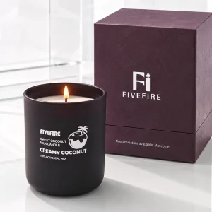 Luxury Glass Scented Candles Custom Logo and Box Set Soy Wax Scented Candles for Home Decor and Gift