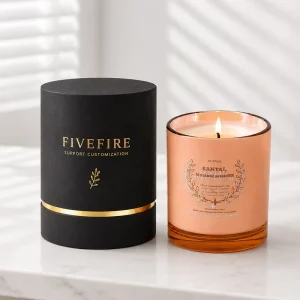 Luxury Glass Scented Candles OEM Custom Soy Wax Candle Gift Box for Brands