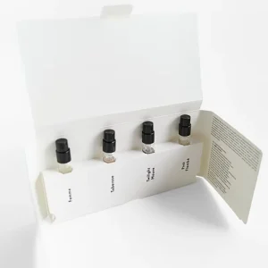 Luxury Gold Foil Magnetic Spot UV Custom Logo Gift Box Custom Size Matte Finish for Perfume Discovery Set