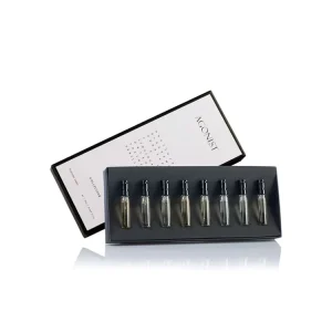 Luxury Gold Foil Magnetic Spot UV Embossing Rigid Gift Box Custom Size Matte Finish for Perfume Discovery Set